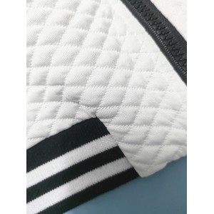 Striped Bomber Jacket, Casual Zip Up Long Sleeve Outerwear, Women's Clothing