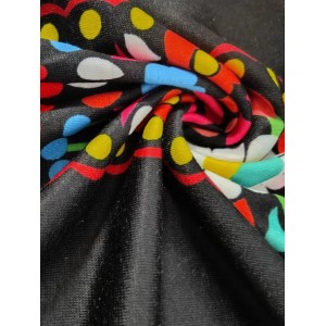 Boho Floral Print T-shirt, Ethnic Crew Neck Short Sleeve Summer T-shirt, Women's Clothing